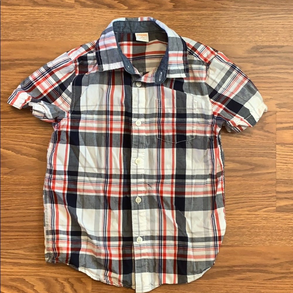 Gymboree Size 5/6 Small Plaid Shirt